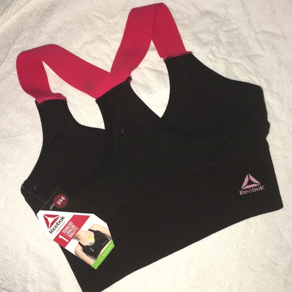 NWT Reebok Sports Bra Sz S 4-6 - Picture 4 of 5